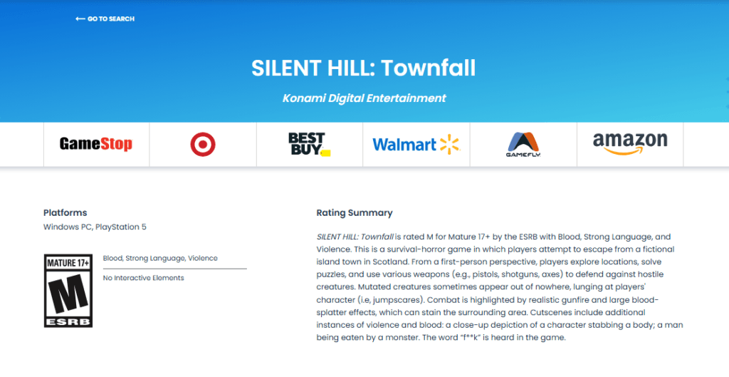 Silent Hill: Townfall pourrait enfin refaire surface au State of Play après une classification ESRB