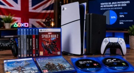 Malgré le tout numérique, la PS5 et la PS4 génèrent encore près de la moitié des ventes de jeux physiques au Royaume-Uni
