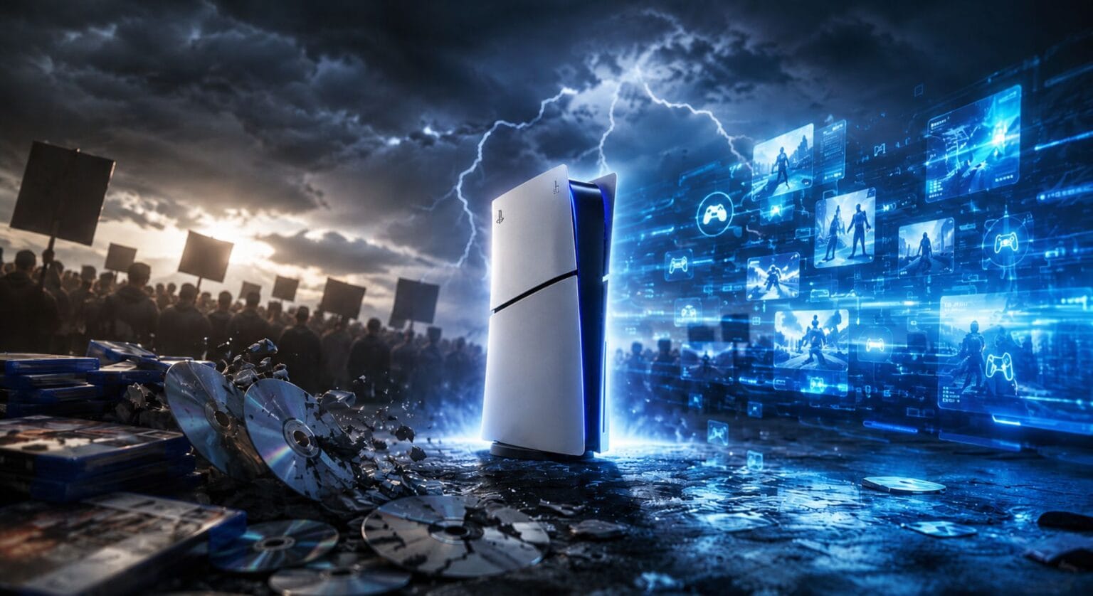 PS5 : Sony « attend que l’orage passe », les jeux physiques semblent condamnés PS5 : Sony « attend que l’orage passe », les jeux physiques semblent condamnés