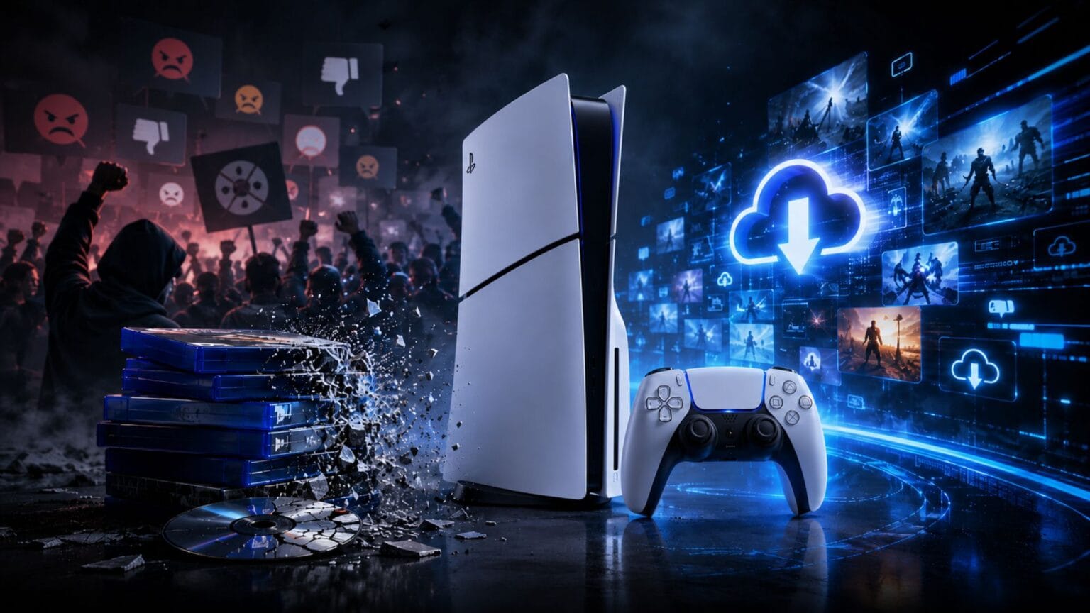 PlayStation assume la fin des jeux physiques malgré la colère des joueurs PlayStation assume la fin des jeux physiques malgré la colère des joueurs
