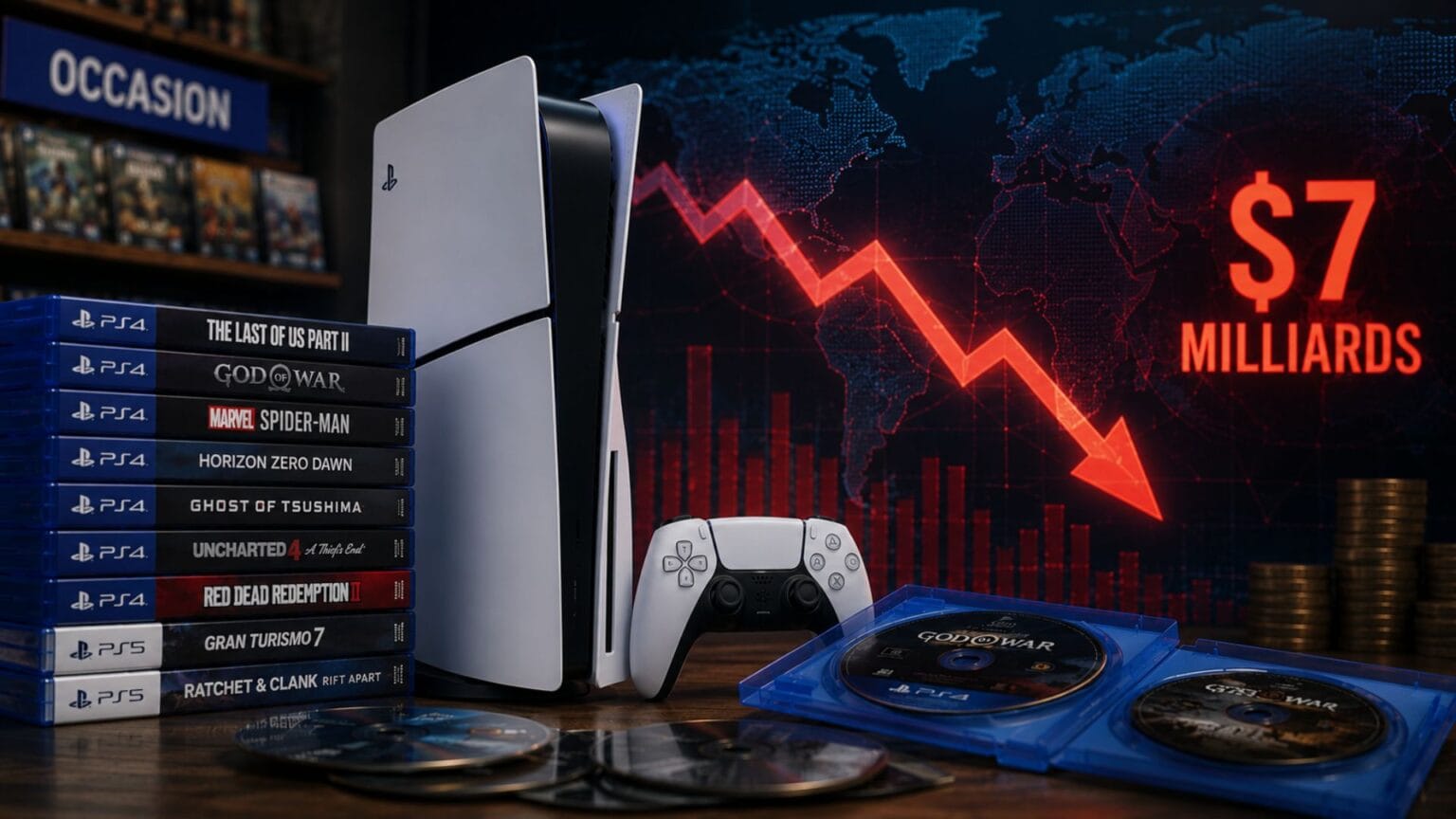 PlayStation : la fin des disques menace un marché de l’occasion à 7 milliards de dollars