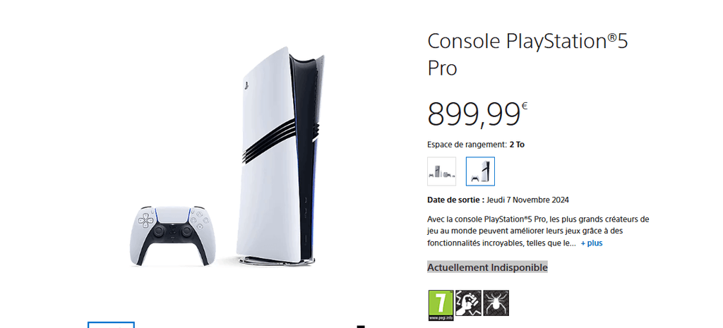 PS5 Pro : les stocks s’épuisent en France à l’approche de GTA 6 4 PS5 Pro : les stocks s’épuisent en France à l’approche de GTA 6