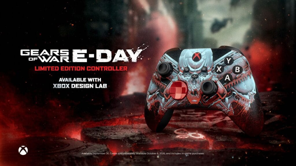 Xbox dévoile une manette Gears of War: E-Day au design ravagé par l’Emergence Day 3 Xbox dévoile une manette Gears of War: E-Day au design ravagé par l’Emergence Day