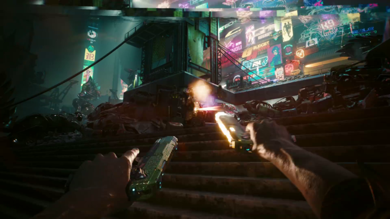 Cyberpunk 2077 permet enfin de manier deux armes en même temps Cyberpunk 2077 permet enfin de manier deux armes en même temps