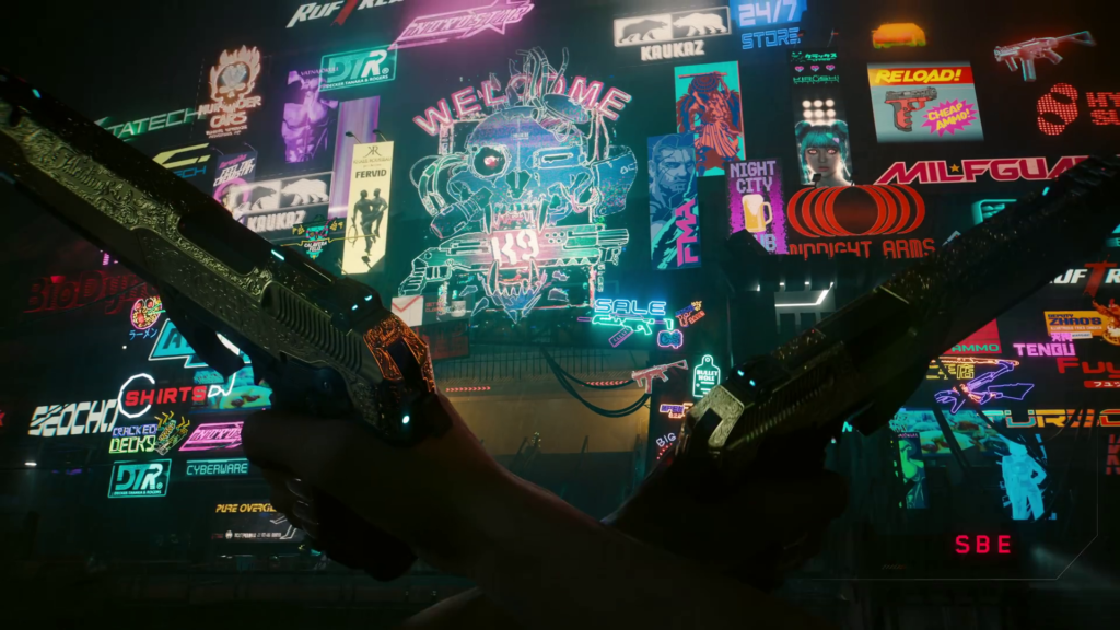 Cyberpunk 2077 permet enfin de manier deux armes en même temps 1 Cyberpunk 2077 permet enfin de manier deux armes en même temps