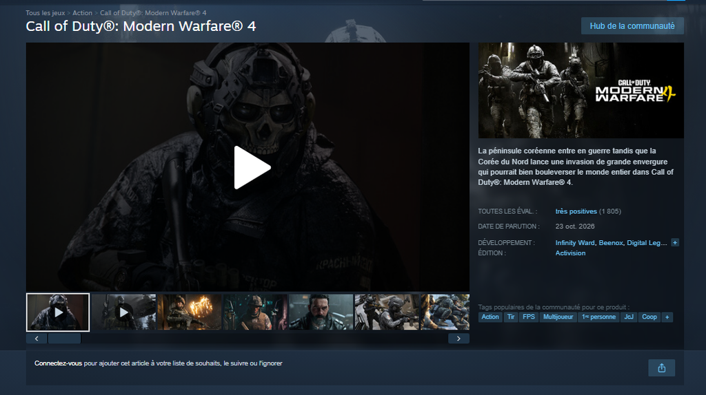 La campagne de Modern Warfare 4 réussit l impensable et réconcilie enfin les fans de Call of Duty 1 La campagne de Modern Warfare 4 réussit l impensable et réconcilie enfin les fans de Call of Duty